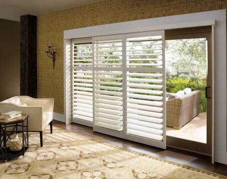 ​​​Bypas Track Shutters on Doors