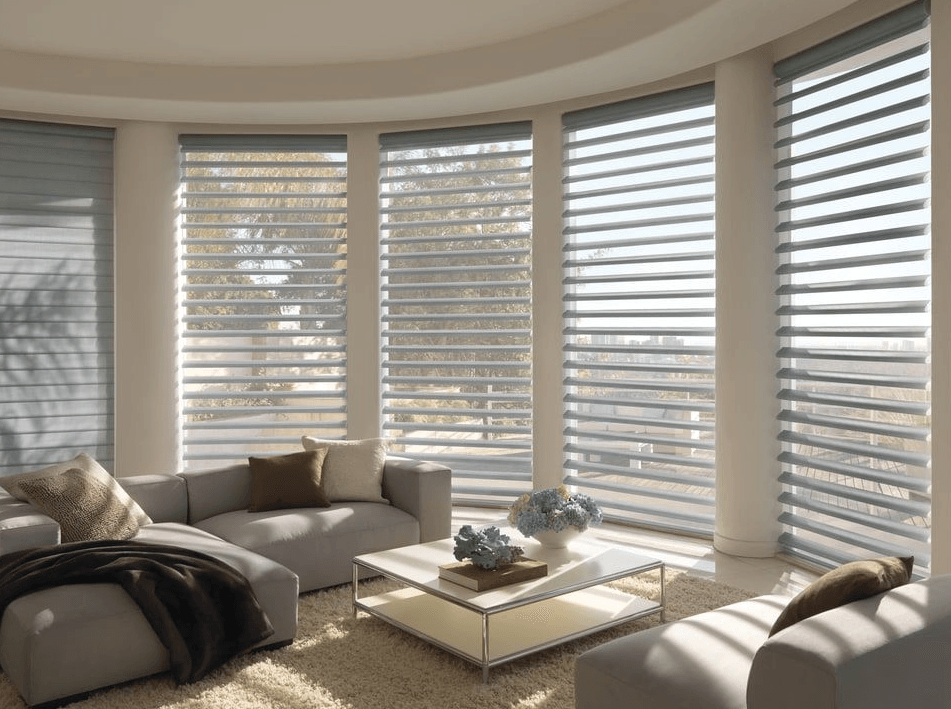 hunter douglas pirouette window shadings by window spaces
