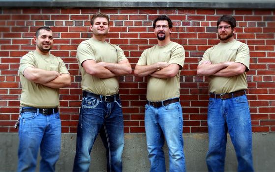 Furniture Delivery — Men Standing In Line in Fort Wayne, IN