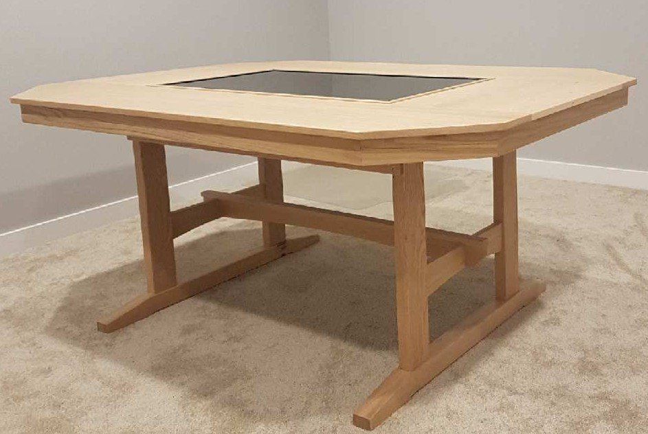 custom wood gaming table