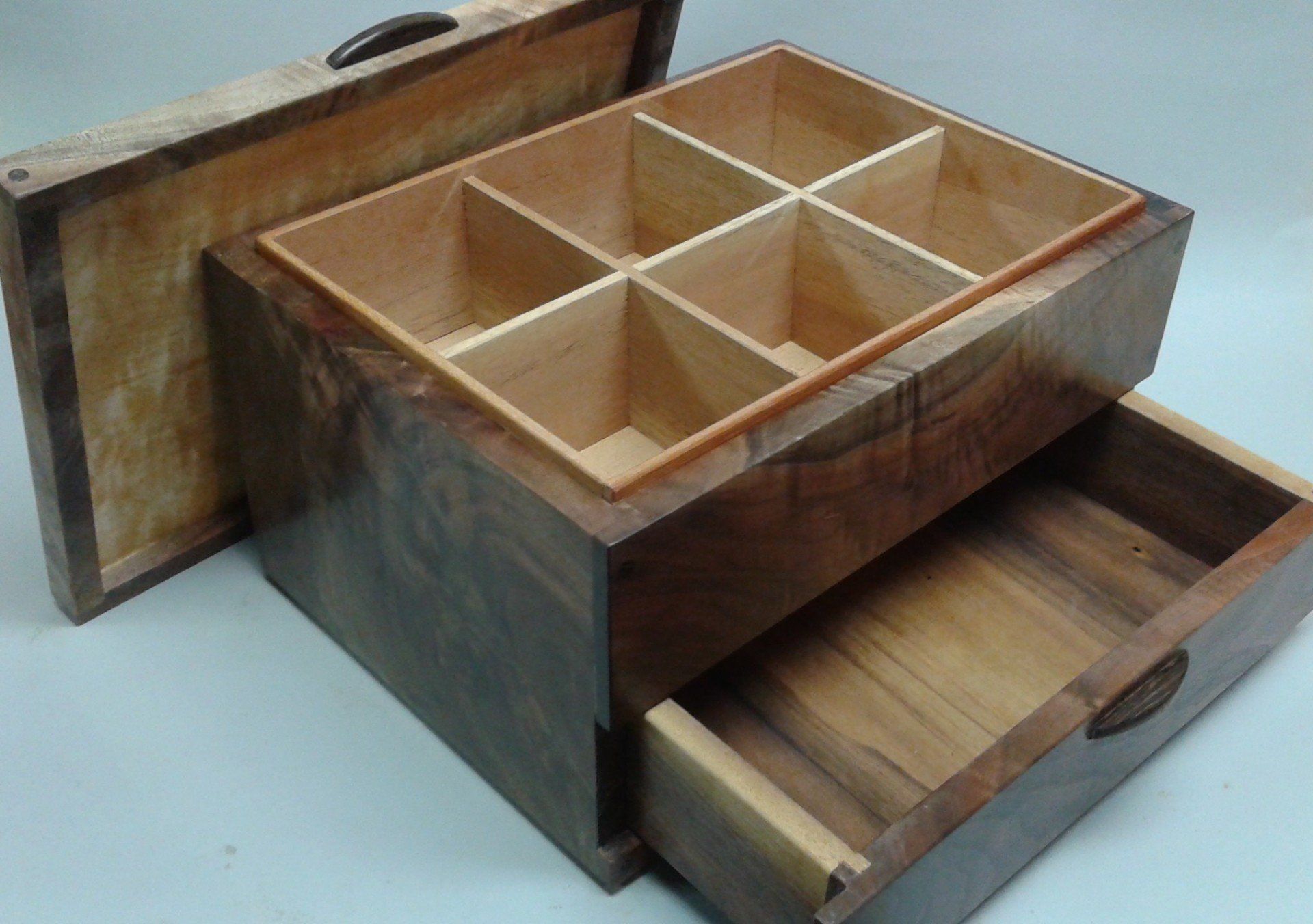 walnut custom wood case