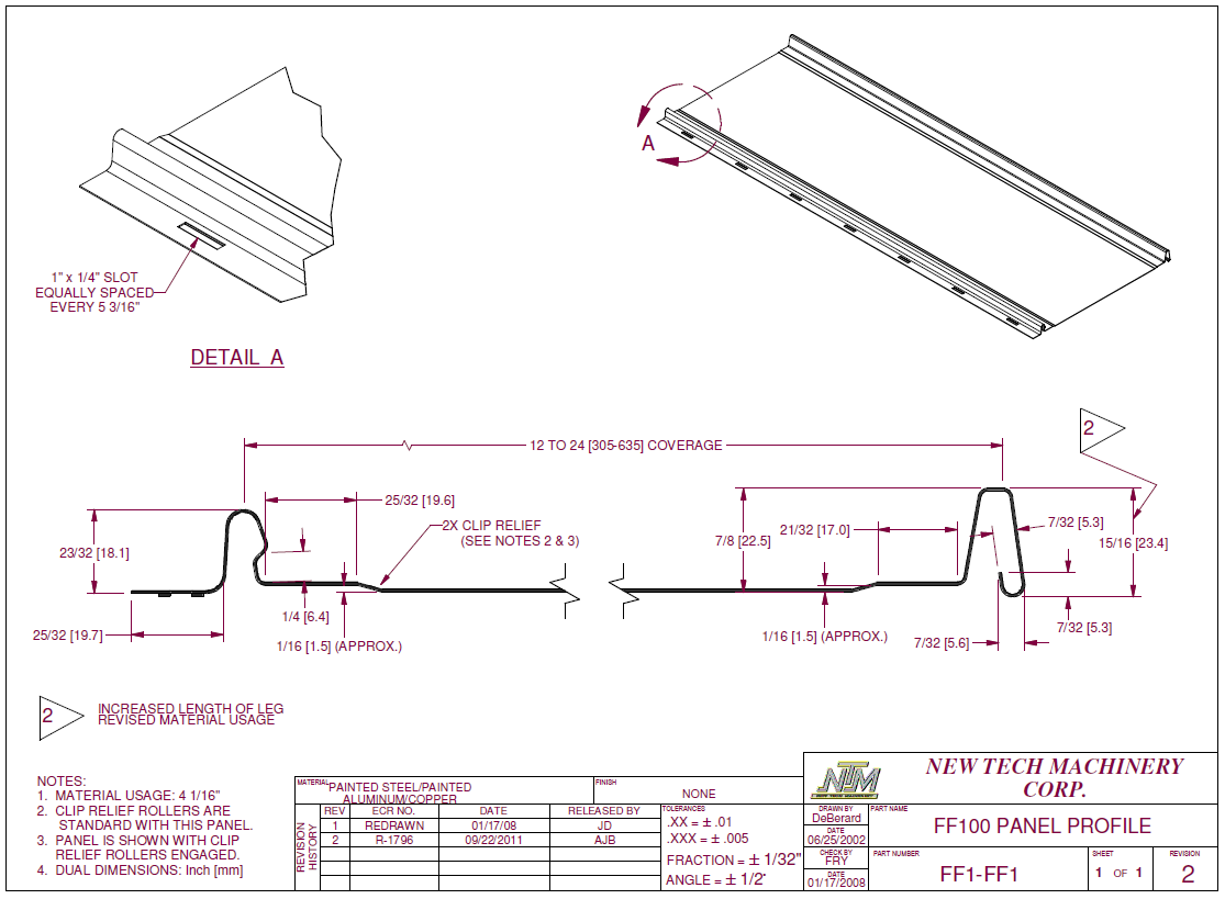1 inch Snap Lock by Hill Country Metal Roofing Supply