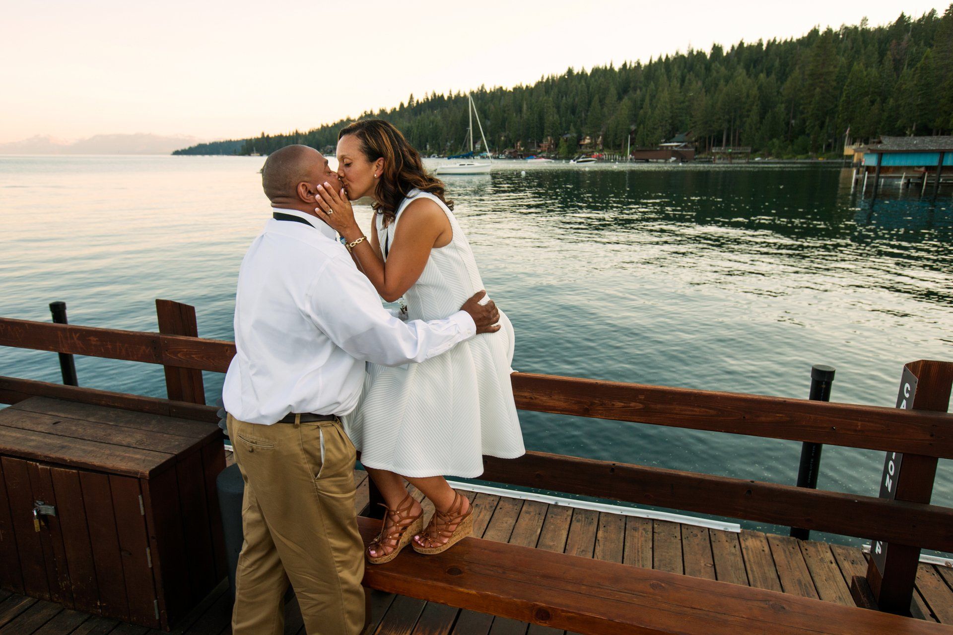 A corporate incentive vacation winner with spouse