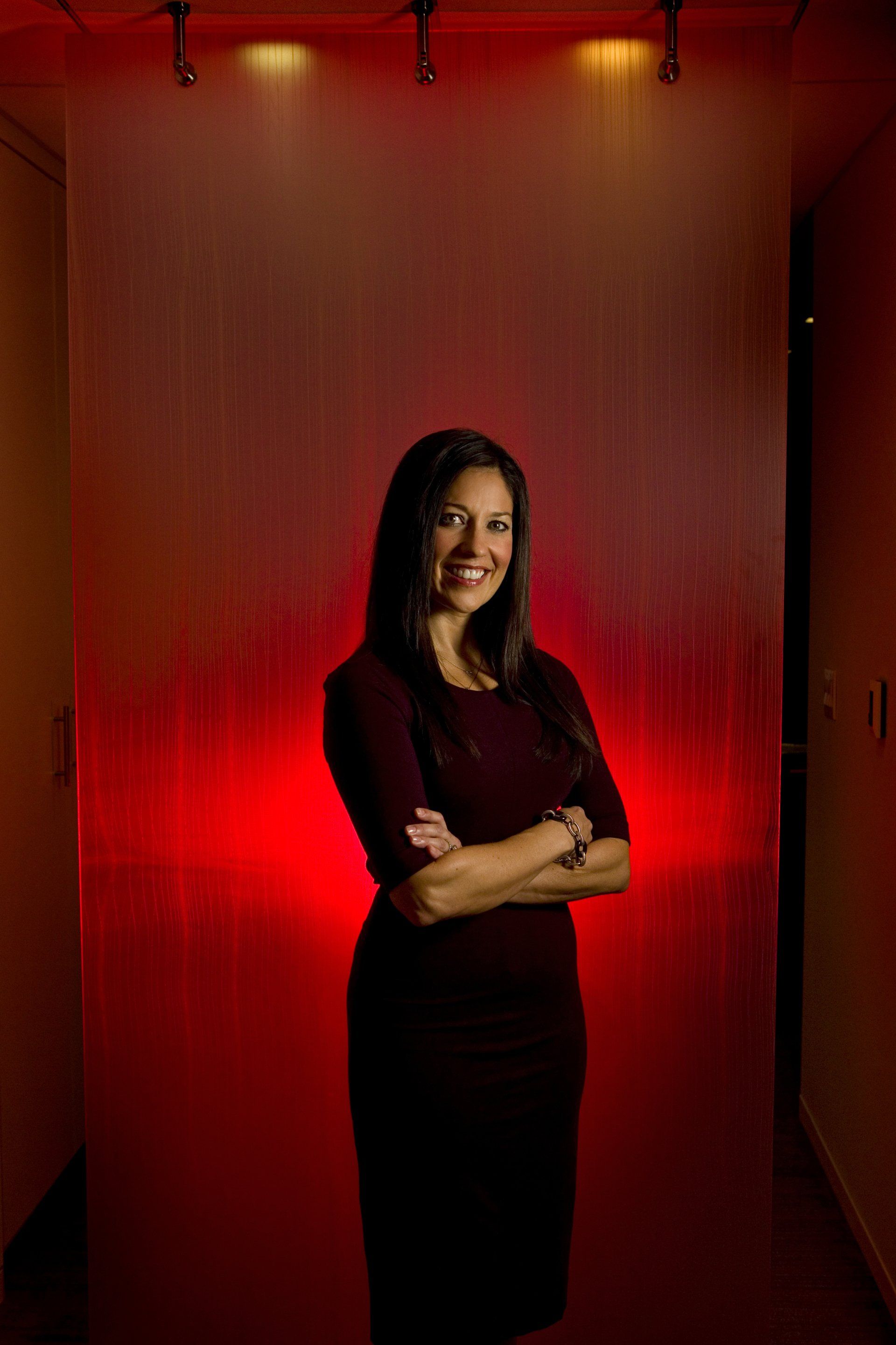 dramatic business portrait