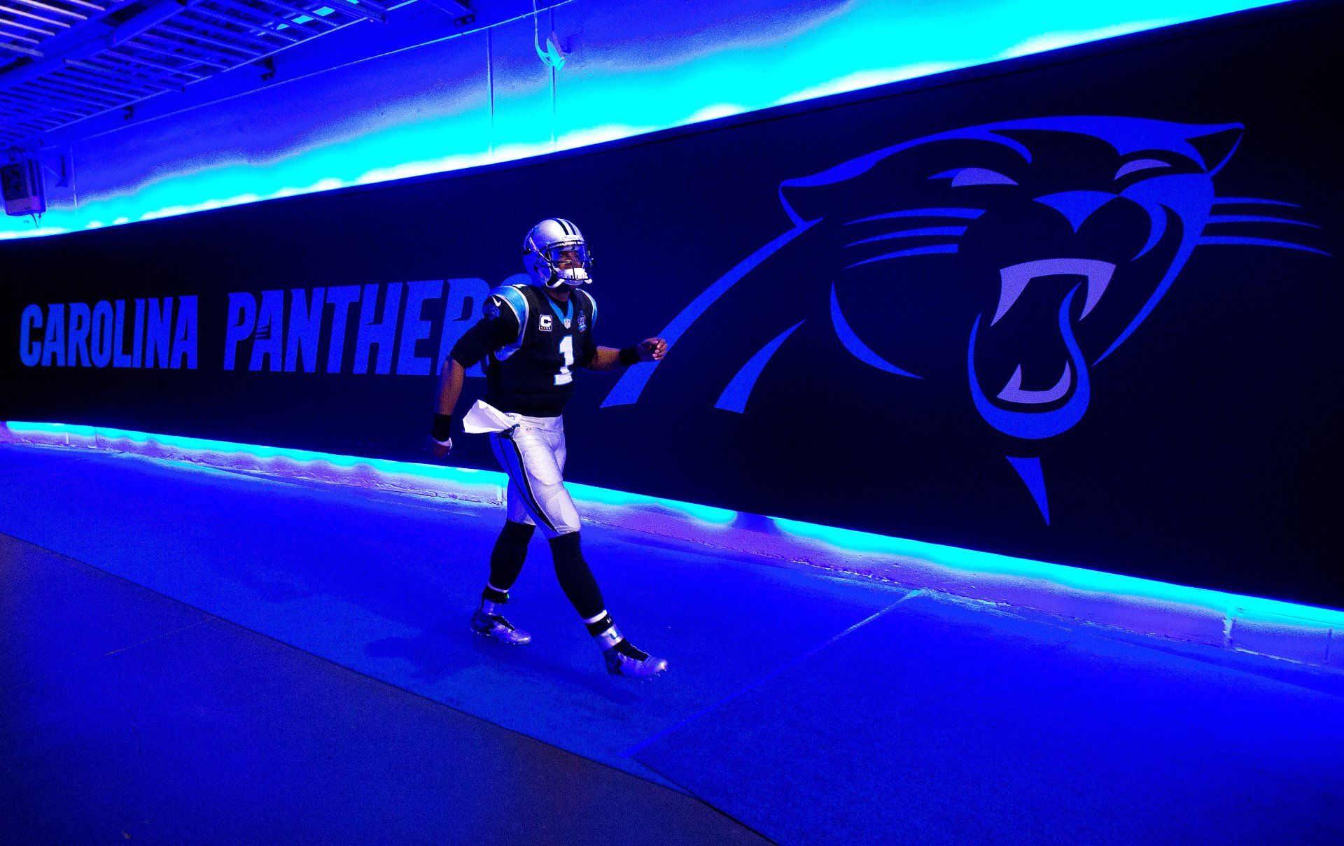 Carolina Panthers NFL pre-game excitement