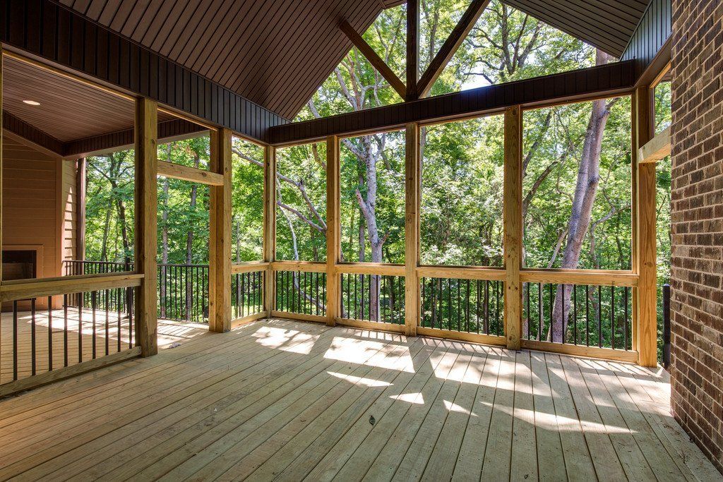 deck and fence