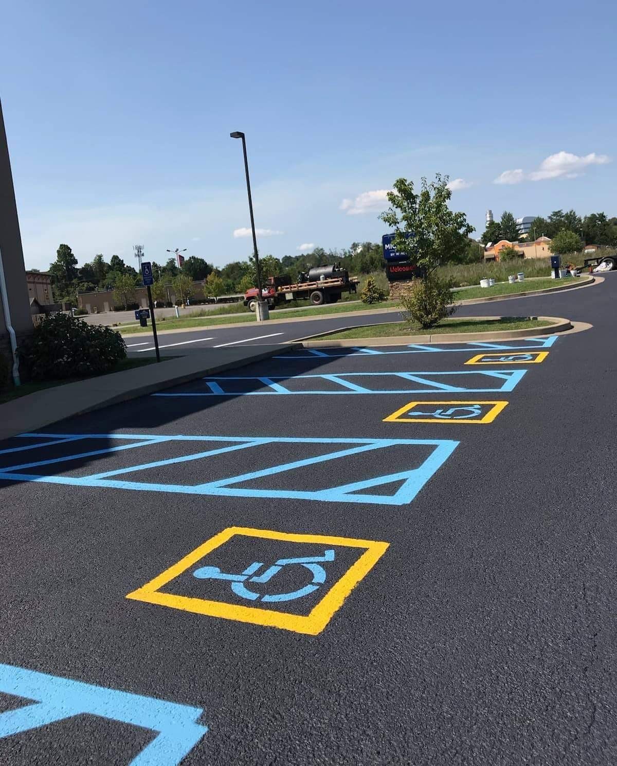 Parking Lot Line Stripping Services