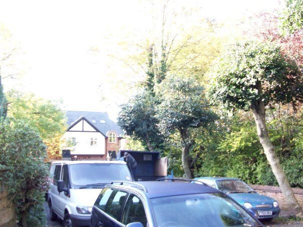 Cars on road