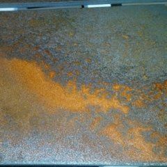 Verniciatura effetto ruggine