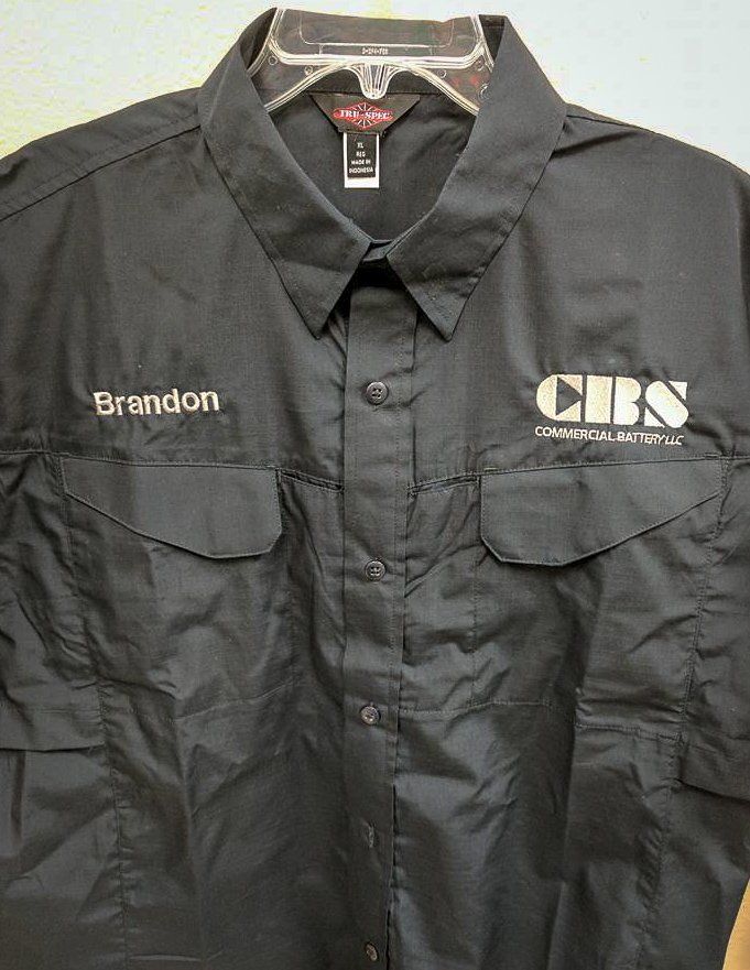 Black CBS San Francisco uniform shirt with 