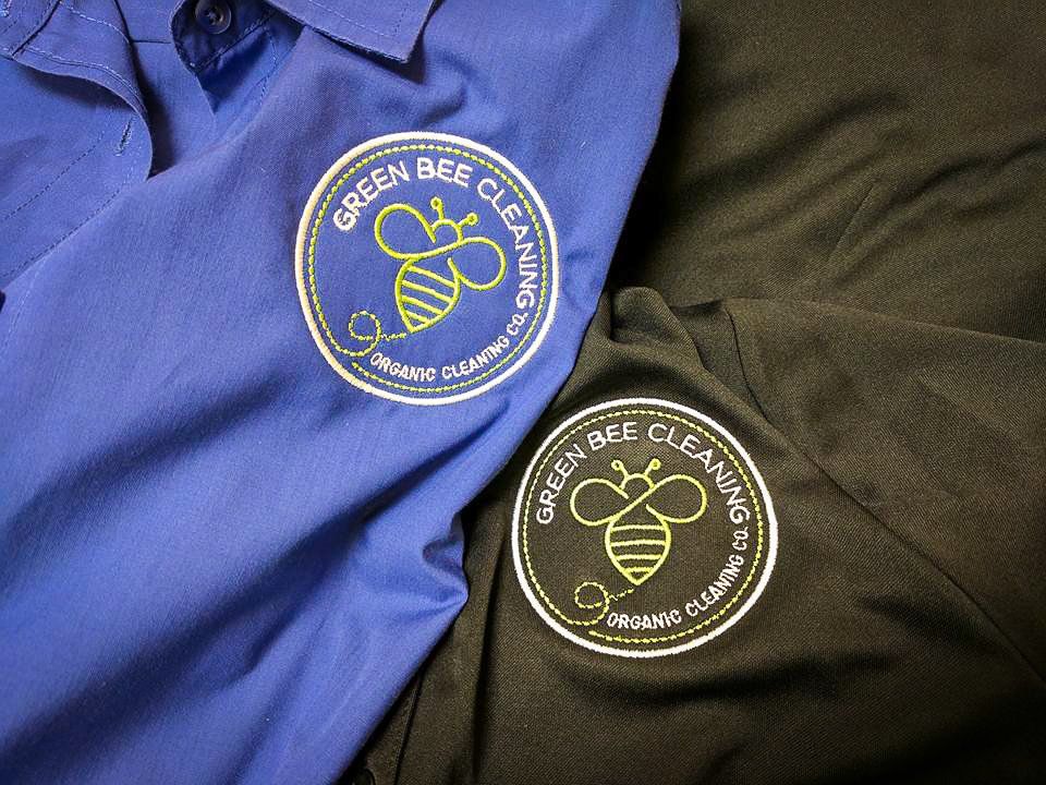 Blue and black work shirts with 