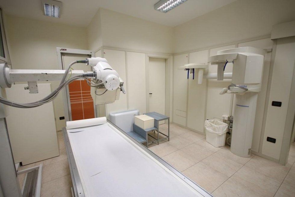 particolare sala di radiologia
