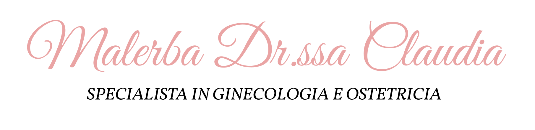 MALERBA DR.SSA CLAUDIA SPECIALISTA IN GINECOLOGIA E OSTETRICIA-LOGO