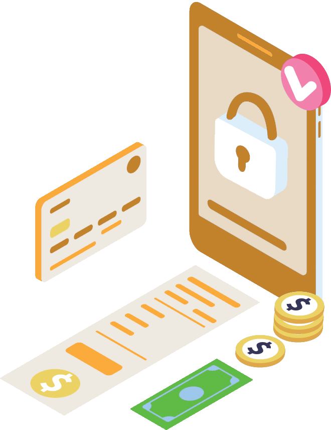 Graphic of A Secured Mobile Transaction — Granger, IN — Krisor & Associates