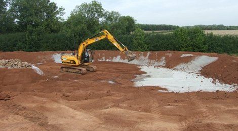 drainage system installation