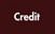 Credit button on a dark red background.