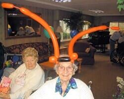 Elders Celebrating Balloon Day — Twenty-four hour caregivers on site in Parma, OH