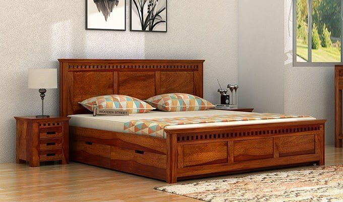 Wooden Double Beds