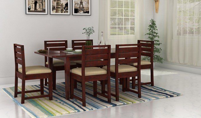solid wood folding dining table