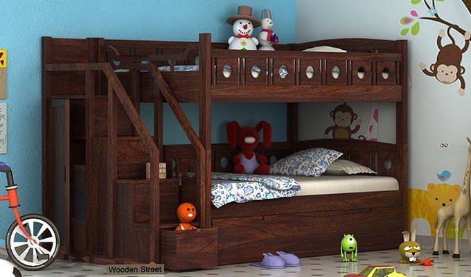 bunker bed with storage
