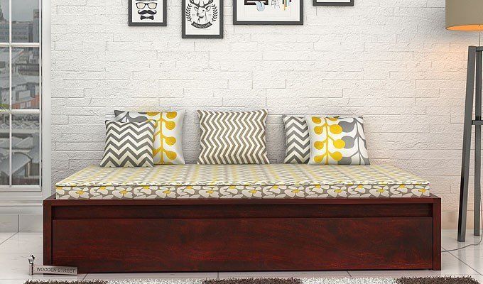 wooden divan bed design