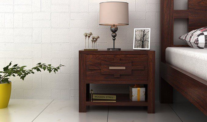 bedside table with drawer