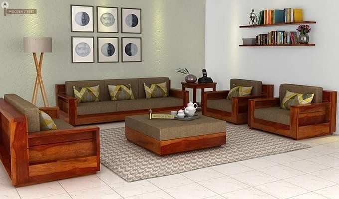 Wooden Sofa Set Online