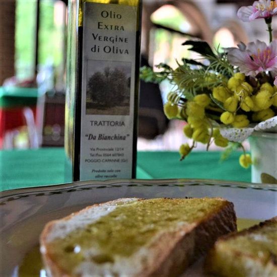 Pane e olio di oliva