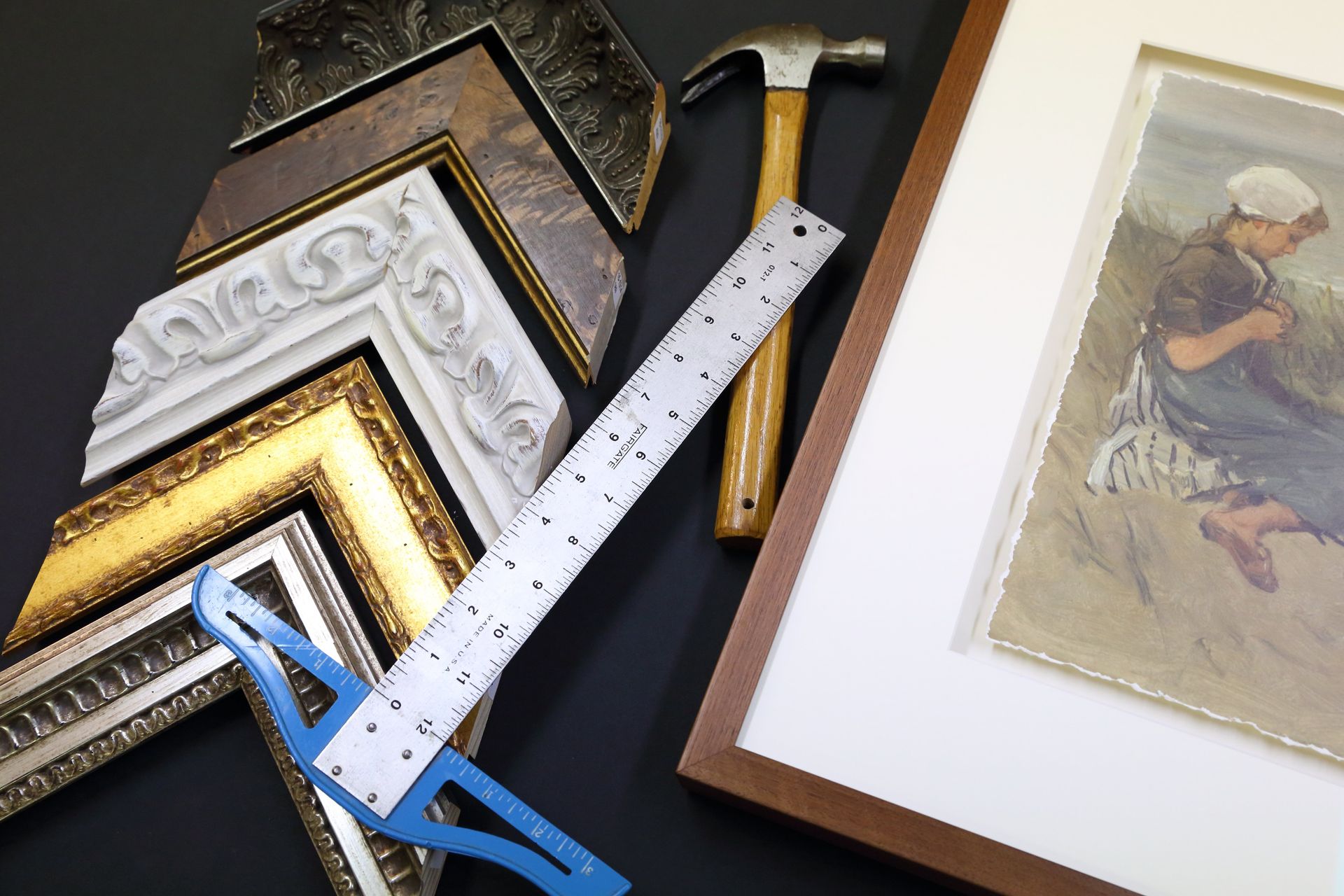 custom framing, needlepoint framing - My Workshop Custom Picture Framing
