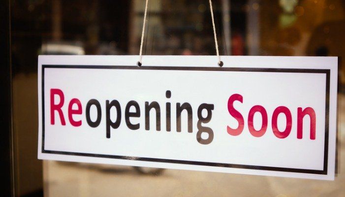 reopening soon banner | Houston, TX