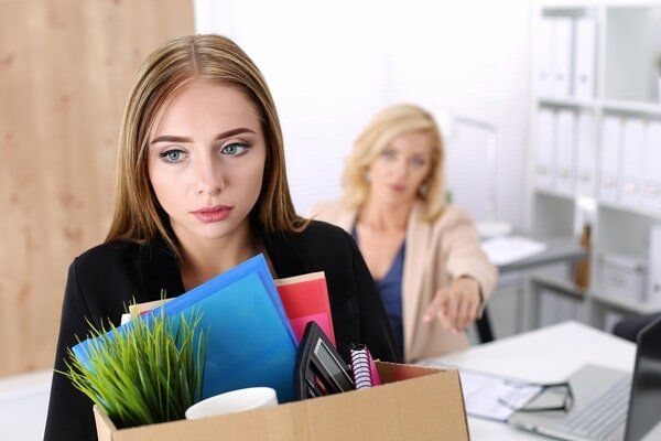 Fresno — Woman Leaving Her Office in Fresno, CA