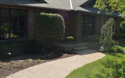 Paver Sidewalk of House — Springfield, MO — Nixa Lawn Service