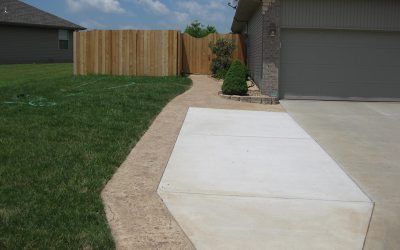 Concrete and Installed Complete Landscaping — Springfield, MO — Nixa Lawn Service