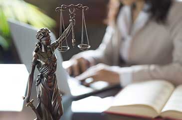 Statue of Justice and Lawyer — Law in Monterey, CA