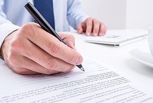 Disability insurance claims lawyer signing documents in San Jose, CA Disability insurance claims lawyer signing documents in San Jose, CA