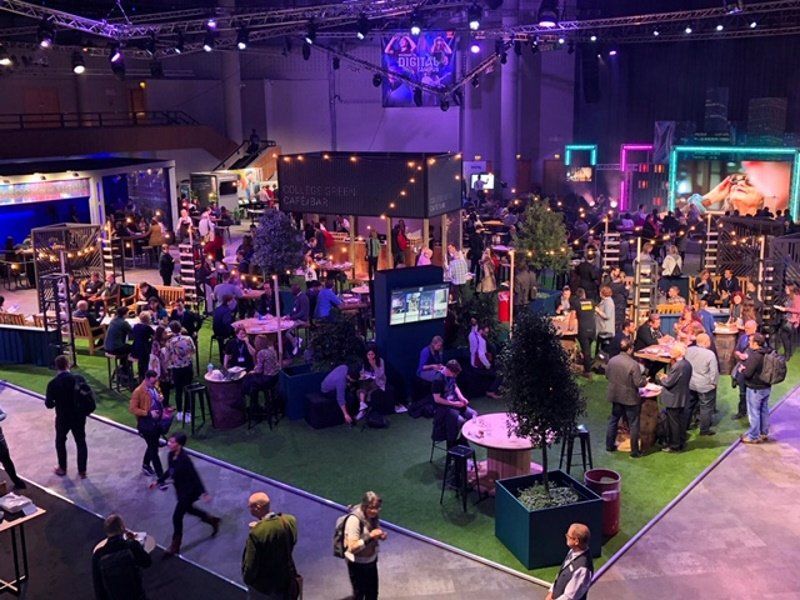 Digifest 2020 custom build exhibition stand