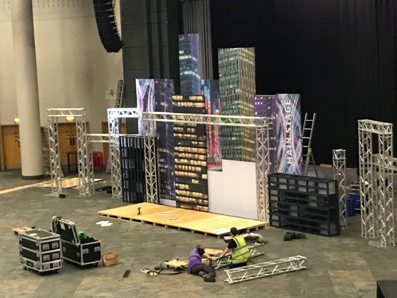Digifest 2020 custom build exhibition stand