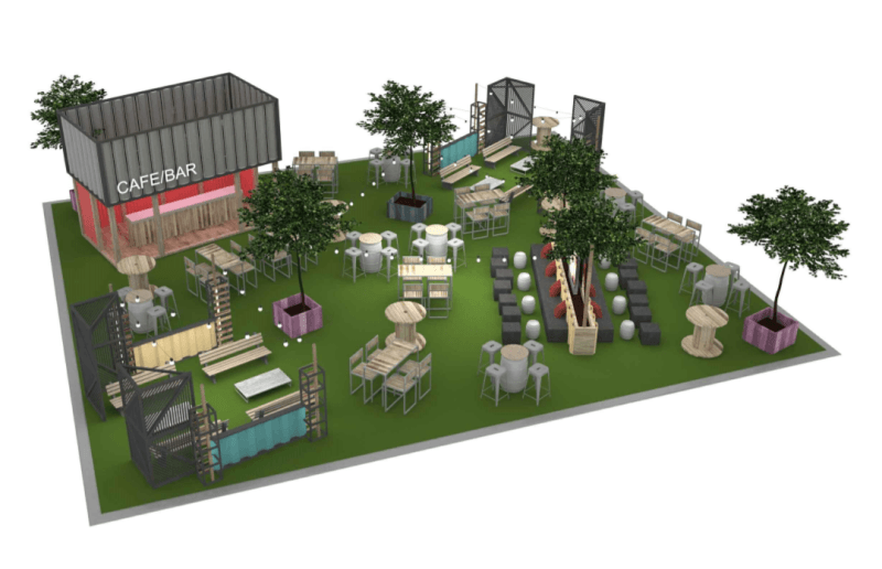 Digifest 2020 custom build stand