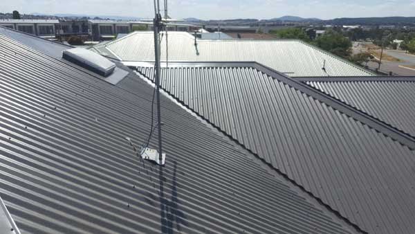 large residential roof