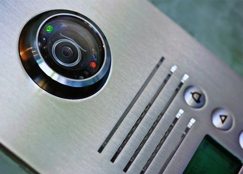 Clos up view of an Intercom System