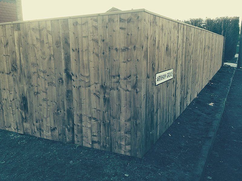 wooden fence