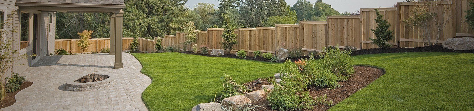 timber fence installed