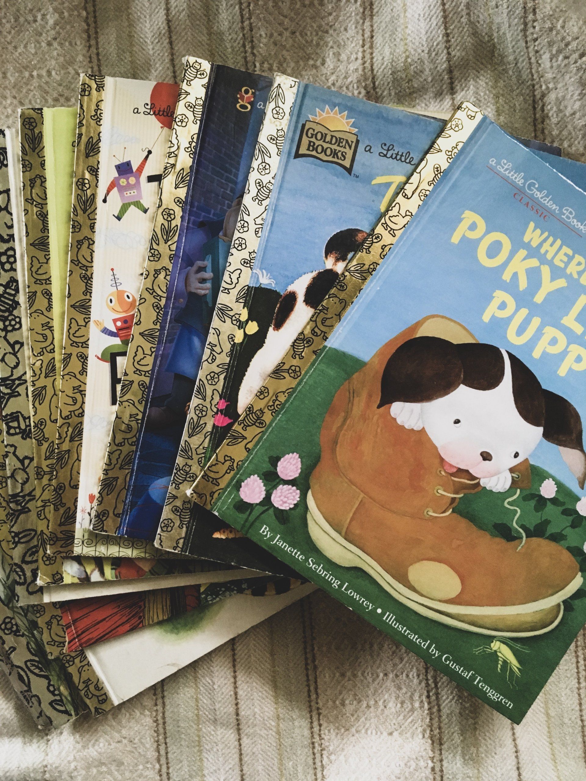 Poky Puppy and other books to inspire a love for reading