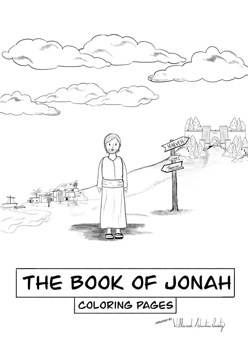 The book of Jonah free coloring pages