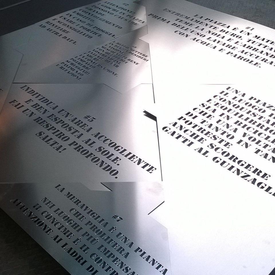 Scritte su metallo