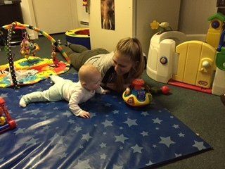 playing with baby - Engaging Preschool in Merrimack NH