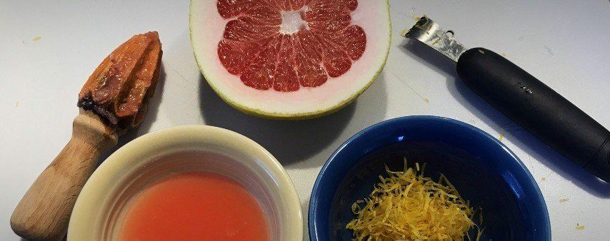 Grapefruit and Cranberry Cookies