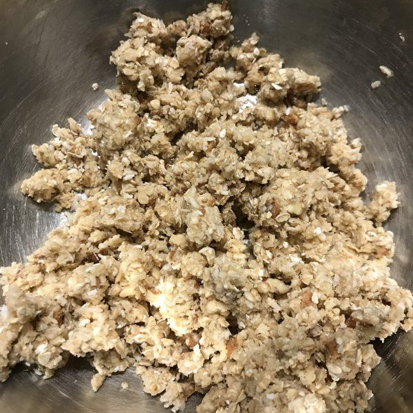 muffin topping ingredients mixed