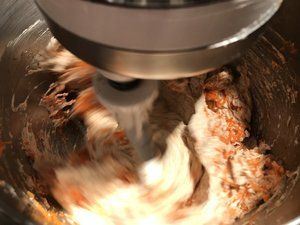 batter in mixer