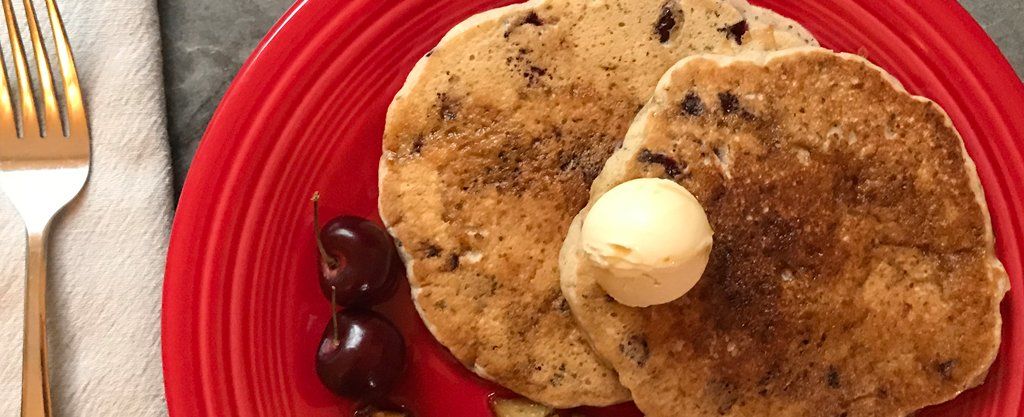 Cherry Vanilla Pancakes